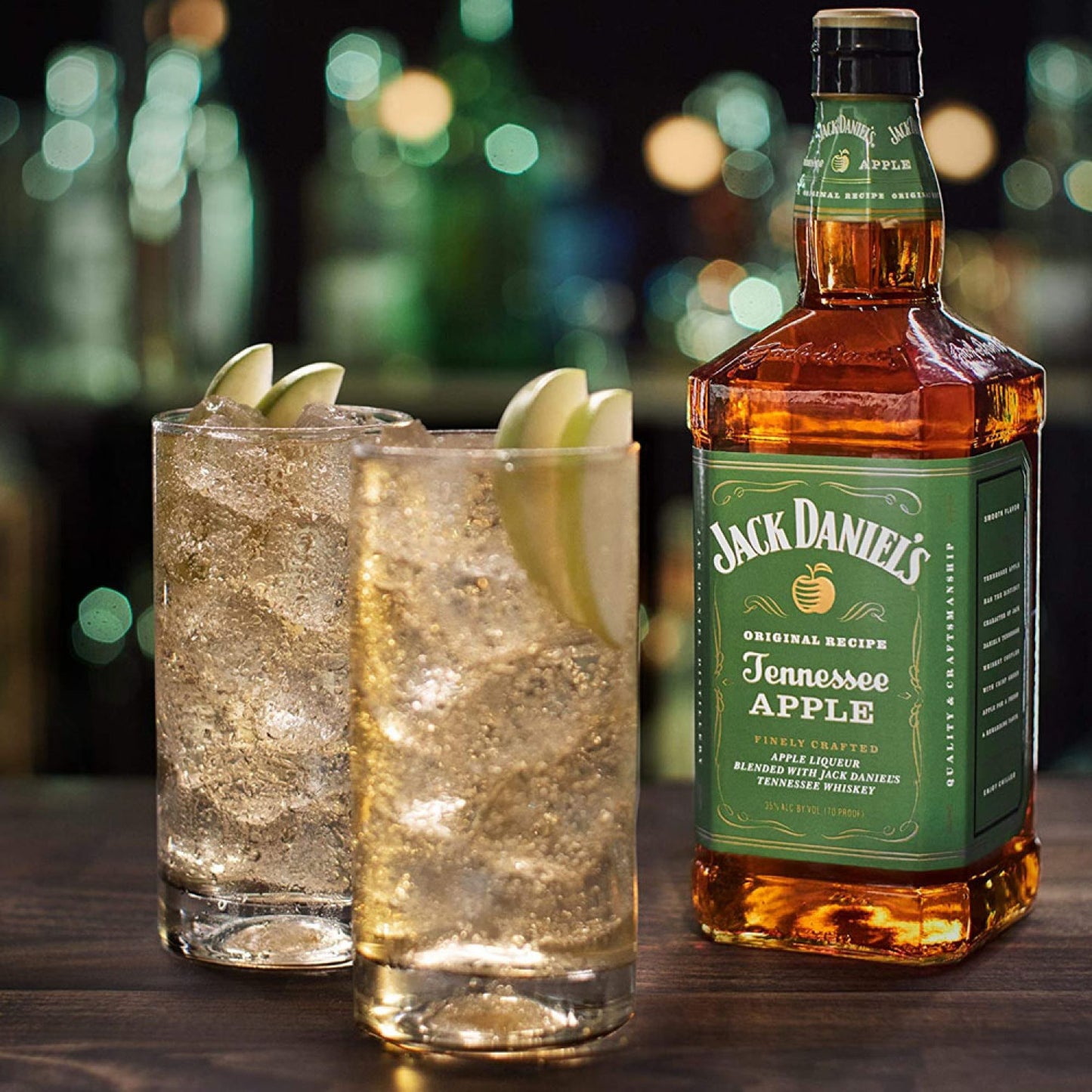 Whisky Jack Daniels Apple Maça Verde 1L 6 Garrafas